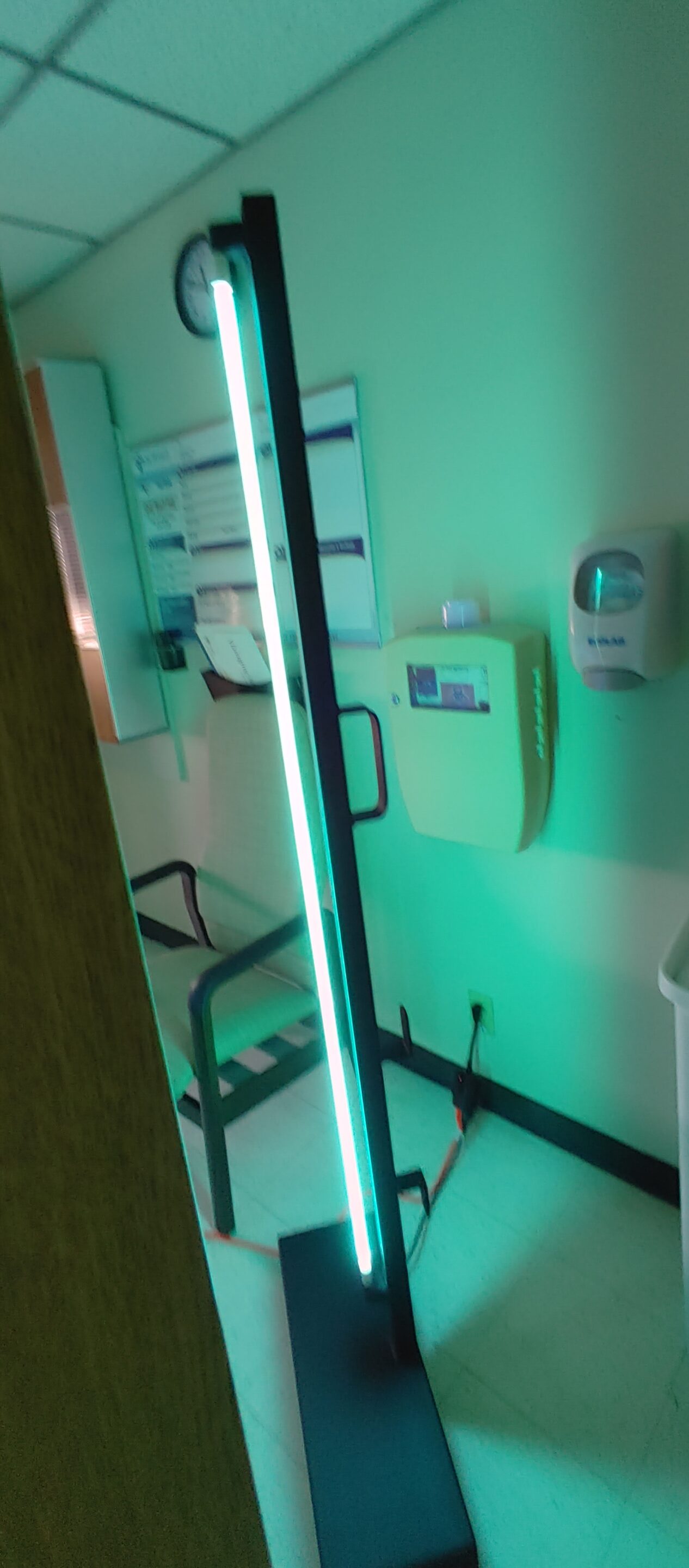 germicidal light field sanitizing for hospitals